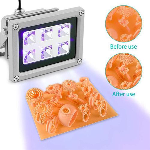 Lampe UV Led - Pour l’imprimante 3d Sla Dlp 6w 405nm Light Curing Model  Resin