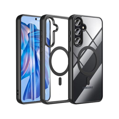 product_image_name-Generic-Magnetic Case for Samsung Galaxy S25+ Plus 5G Case (Compatible with MagSafe), Transparent Back Slim Bumper Cover...-1