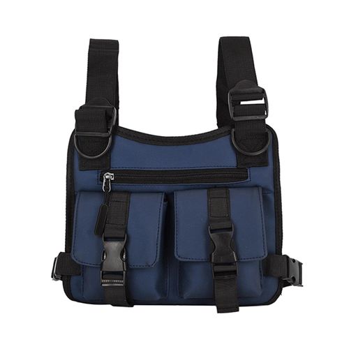 Men Women Chest Rig Bag Vest Hip Hop Tactical Harness Waist Pack Pouch Bag  | eBay