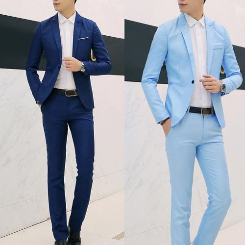 Aggregate 147+ light blue coat suit