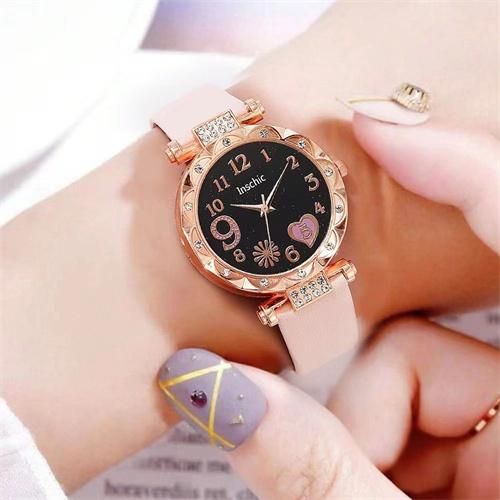 Generic Women's Fashion Rhinestone Quartz Bracelet Wrist Watch | Jumia  Nigeria