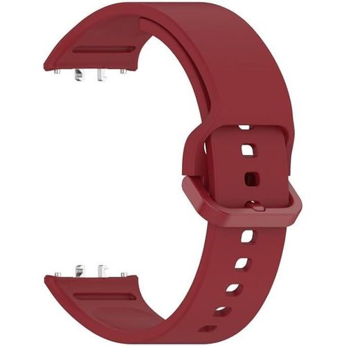 product_image_name-Generic-سوار ساعة رياضي بديل من السيليكون الناعم من( اكس تيك) متوافق مع Samsung Galaxy Watch Fit 3 ، حزام سريع الفك والتركيب مقاوم للتعرق للرجال والنساء _ واين ريد-3