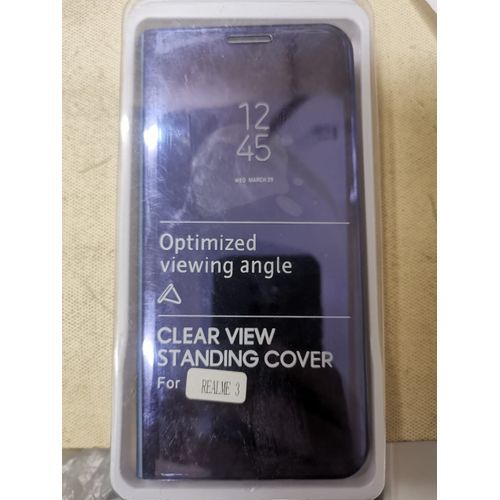 product_image_name-Generic-جراب مرآه بستاند لهواتف Realme 3 -  أزرق-5