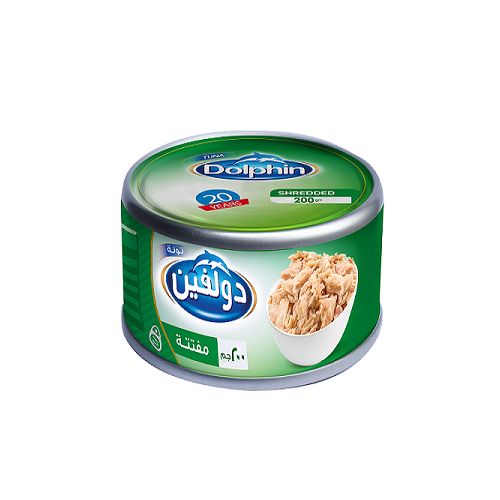 اشتري Dolphin Tuna Shredded Easy Open - 200gm في مصر