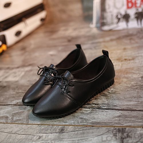 Ladies casual leather shoes store