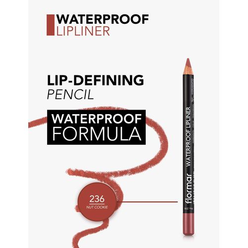 Flormar Waterproof Lipliner 236 Nut Cookie