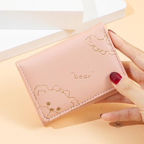 Tri fold multi sale card ladies wallet