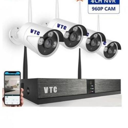Shop VTC Wireless Video Security CCTV Surveillance System 4 Channels