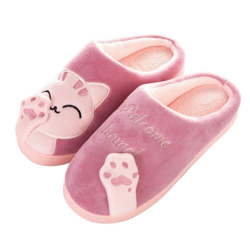 Buy Fashion Xiuxingzi Women Winter Home Slippers Cartoon Cat Non-slip Warm Indoors Bedroom Floor ShoesWomen Winter Home Slippers Cartoon Cat Non-slip Warm Indoors Bedroom Floor Shoes Features: 1.High quality leather material,comfortable and soft,Reduces stress on joints,strengthens and tones,improves posture  2.Sandals casual shoes,full of elastic for Easy to wear Take off!  3.Personalized and breathable multifunctional sandals,We have more sizes Colour design for You and yours family or lover Or friends select  4.Lightweight walking shoe,Convenient slip-on design,Cushioned selectinsole,fashion and personality   Description Gender:Women,Girls Upper Material:Flock Scenes: Indoor&Outdoor,Fashion,Leisure Style: Sport,Casual,Simple, Toe Style:RoundToe Heel High Style:Flat Closing Method:Slip-on Shoes Heel High: 1cm Platform Heigh:1cm Package:1 Pair Shoes(Not Including Shoebox)                          Size(CN)        Foot Length        Foot wide        EU        UK        US                                 38-39        23.5-24.5CM/9.3-9.7"        9-9.5CM/3.5-3.7"        38-38.5        4.5-5        7-7.5                                                              Size(CN):38-39         Foot Length:23.5-24.5CM/9.3-9.7"         Foot wide:9-9.5CM/3.5-3.7"         EU:38-38.5         UK:4.5-5         US:7-7.5                              in Egypt