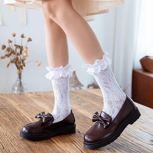 Generic 1 Pair Lace Fishnet Ankle Socks Dress Socks For Women