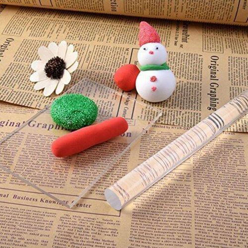 Generic Solid Acrylic Roller Rolling Pin Sculpey Polymer Clay Art