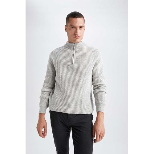 product_image_name-Defacto-Man Grey Pullover-1