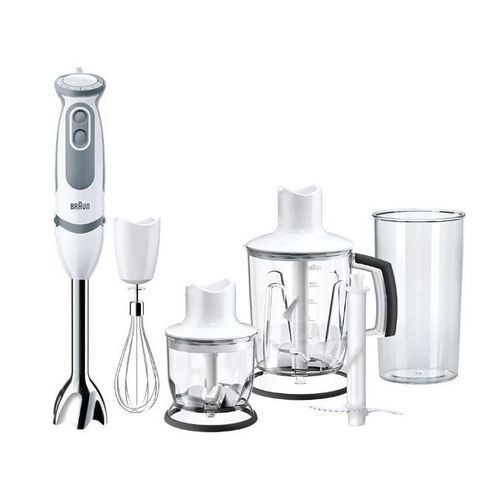 Buy Braun MQ 5245 - MultiQuick 5 Vario Hand Blender With Attachments - 1000 Watt - White/Grey in Egypt