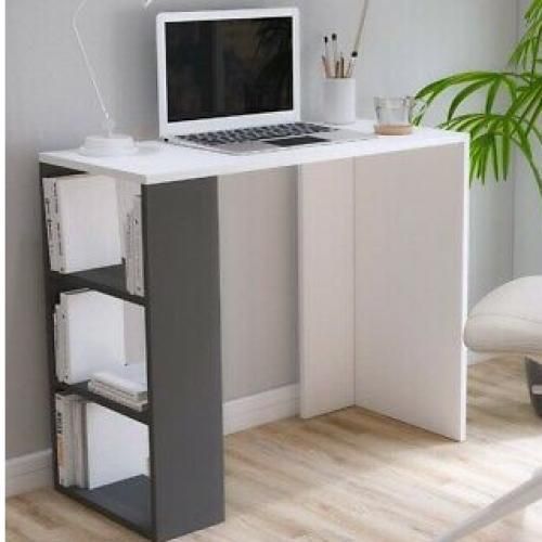 اشتري Modern Home Home  Studying Desk - 90x80x40 -  White / Black -1053 في مصر