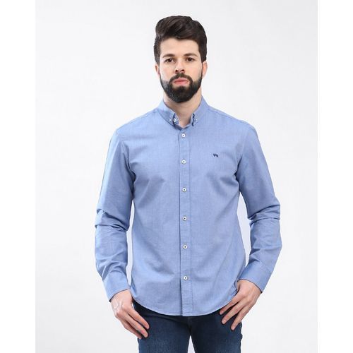 TOP KAPI قميص توب كابي كم طويل - ازرق