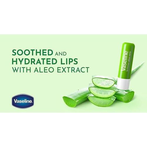 product_image_name-Vaseline-بلسم الشفاه علاج الشفاه بالألوفيرا مع الجيلي النقي وخلاصة الألوفيرا الغنية للشفاه اللامعة والصحية يغذي ويحمي الشفاه مرطب للشفاه غير دهني للشفاه الطبيعية 4.8 جرام-3