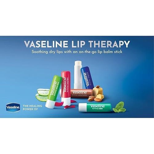 product_image_name-Vaseline-بلسم الشفاه علاج الشفاه بالألوفيرا مع الجيلي النقي وخلاصة الألوفيرا الغنية للشفاه اللامعة والصحية يغذي ويحمي الشفاه مرطب للشفاه غير دهني للشفاه الطبيعية 4.8 جرام-5