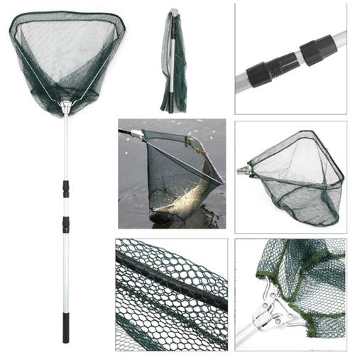 Generic Aluminum Folding Landing Net Fish Closed 65 Open 2m @ Best