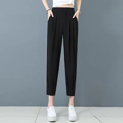 Buy latest cool and comfortable black straight pants online