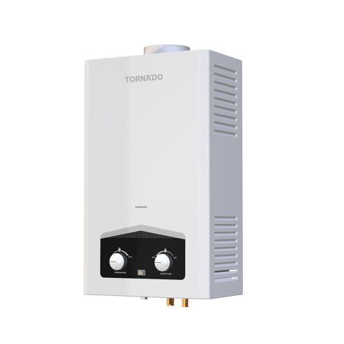 Buy Tornado GHM-C10CTE-W Digital Gas Water Heater – 10 L - White in Egypt