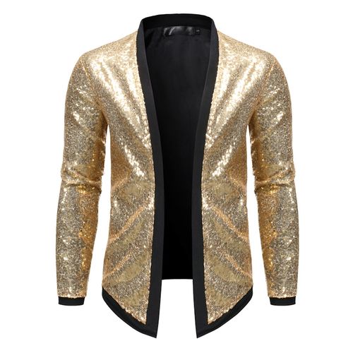 Gold glitter blazer new arrivals