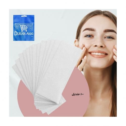 Buy Hair Removal Wax Strip - 100 Pcs+gift Bag Dukan Alaa in Egypt