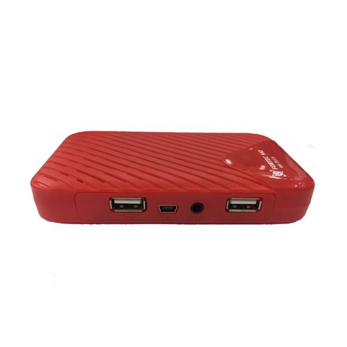 Fortec 666 Plus Full HD Mini Receiver With 2 Port USB - Red