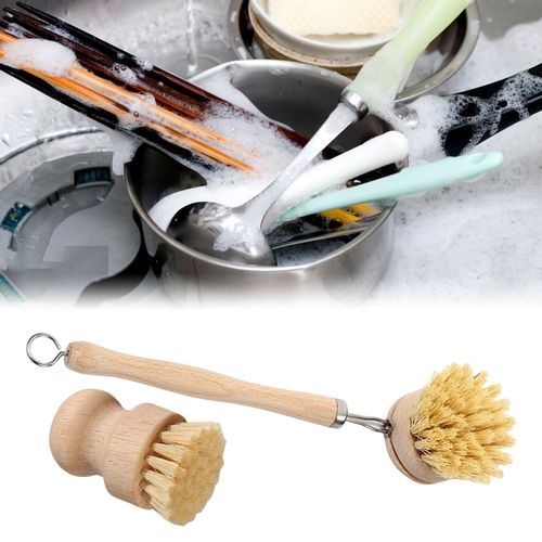 Dish Brush Multifunctional Palm Brush for Dish Kitchen Sink Pot