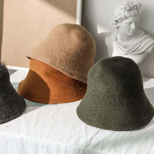 Fashion 2022 Panama Warm Winter Women's Bucket Hat For Teens Felt