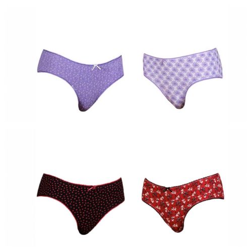 Cottonil Pack Of 4 Women Bikini Candy Underwear price in Egypt