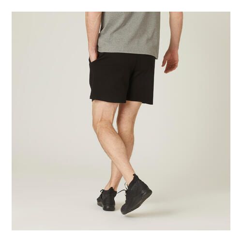 product_image_name-Decathlon-شورتات اللياقة البدنية للرجال من ديكاتلون 100 - أسود-2