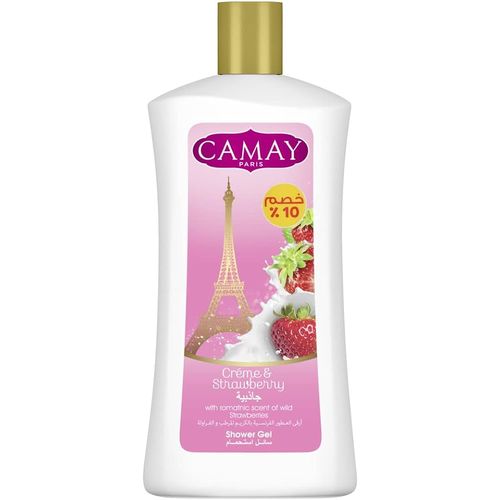 اشتري Camay Creme And Strawberry Scent Shower Gel - 1 L في مصر