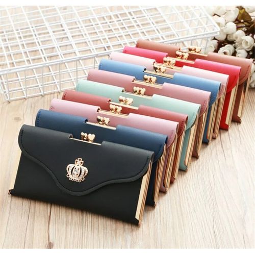 Women Clutch Leather Wallet Long Card Holder Phone Bag Case Purse lady  Handbags