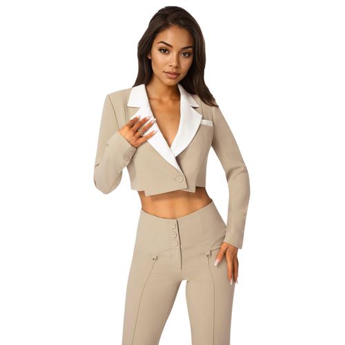 Bebe Tailored Two Tone Blazer