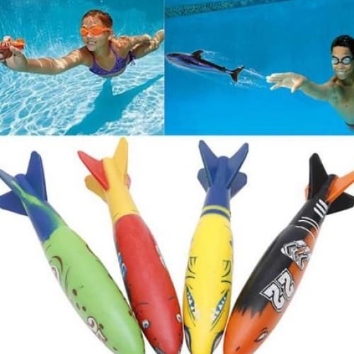 اشتري Swimming Pool Games, Water Game, Torpedo Missile - 4 Pieces. في مصر