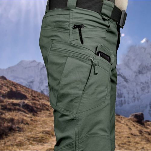 Autumn Winter Unisex Blue Many Pockets Cargo Pants Joggers Trousers Je —  GeraldBlack.com