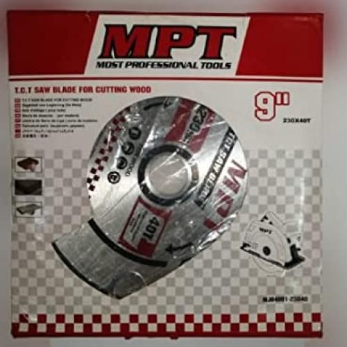 اشتري MPT Disc Blade 9 Inch For Cutting Wood Working On Circular Saw في مصر