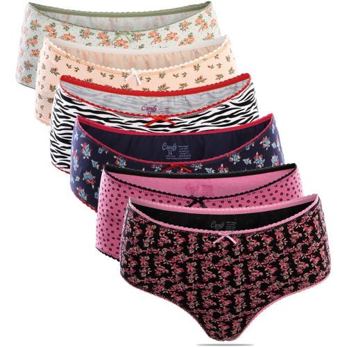 Cottonil Pack Of 6 Printed Brief Candy Underwear For Women @ Best Price  Online