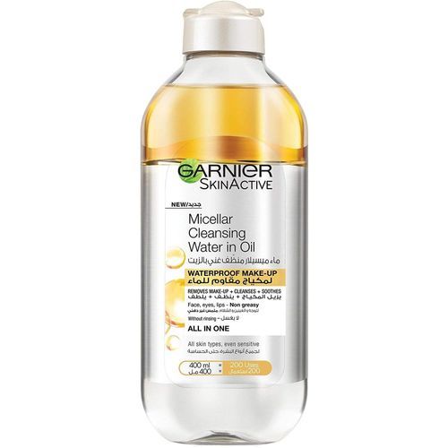 product_image_name-Garnier-ماء ميسلار منظف غني بالزيت مزيل المكياج المقاوم للماء  - 400 مل-1