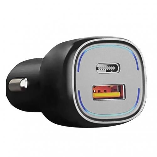 Buy X-Scoot XC-307  Car Charger Type-C + QC3.0 USB 20W Fast Charging With Cable Usb To Micro in Egypt
