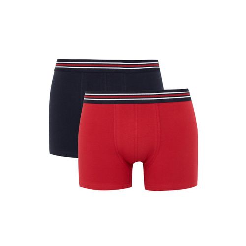 product_image_name-Defacto-Man Regular Fit Knitted Boxer - Navy-1