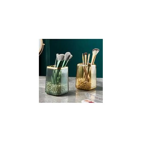 product_image_name-Generic-منظم فرش المكياج، حامل فرش مكياج أكريليك عالي الجودة بحواف لامعة مضلعة-1