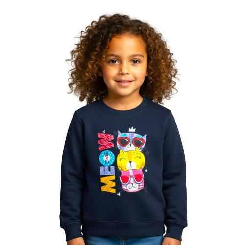 product_image_name-Baby Co.-سويت شيرت ميلتون للفتيات باللون الأزرق البحري القطط-1