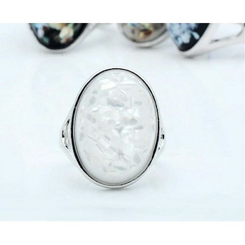 Buy Crystal Women Ring - Clear & Silver in Egypt