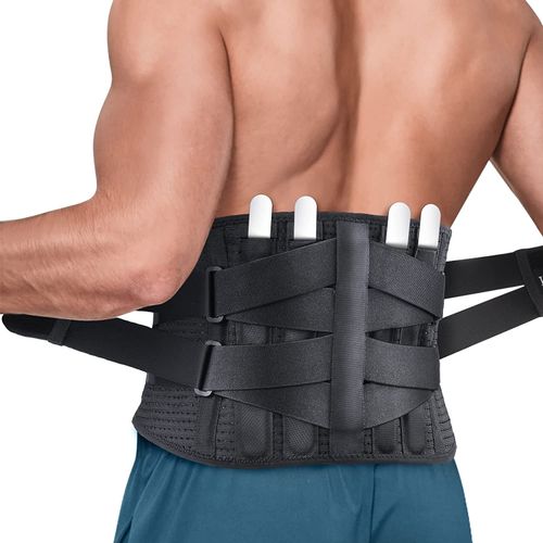Men/Women Medical Back Brace Waist Trainer Belt Support Lumbar