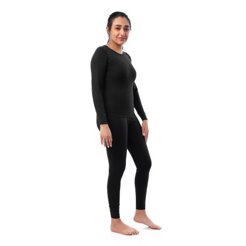 Cottonil طقم دفايه حريمي قطونيل - اسود