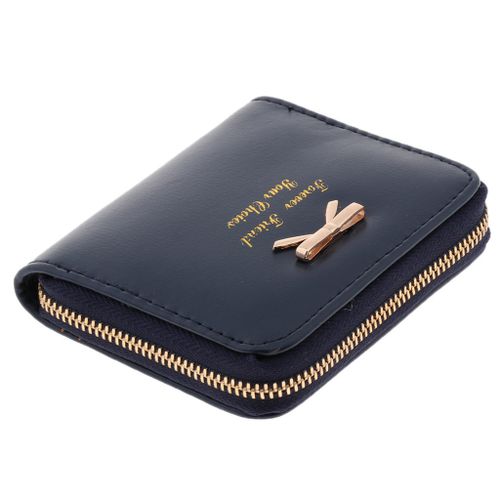 Generic Mini PU Leather Coin Bag Wallet Pouch Card Purse Key Money