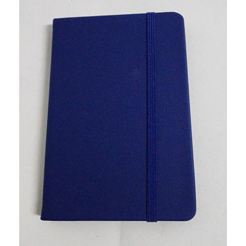product_image_name-Generic-A6 Dark Blue Rubber Notebook-1