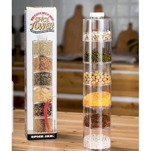 Generic Twz Acrylic Spice Tower Set 6pcs With A Special Bag 20 15 30 Cm Best Price Online Jumia Egypt