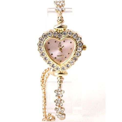 product_image_name-Generic-ساعة يد دي ار كاجوال للنساء - شكل قلب - خامة استانلس ستيل-4